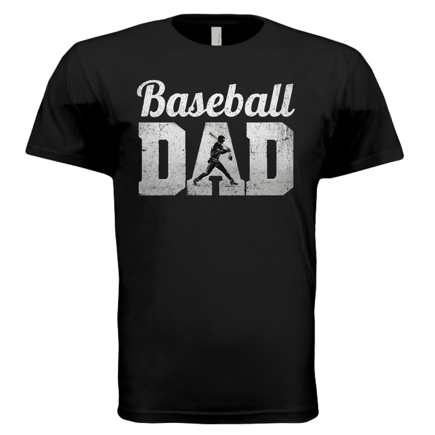 Baseball Dad Athlete Pride – Proud Baseball Father Sports T-Shirt BLACK - FRONT