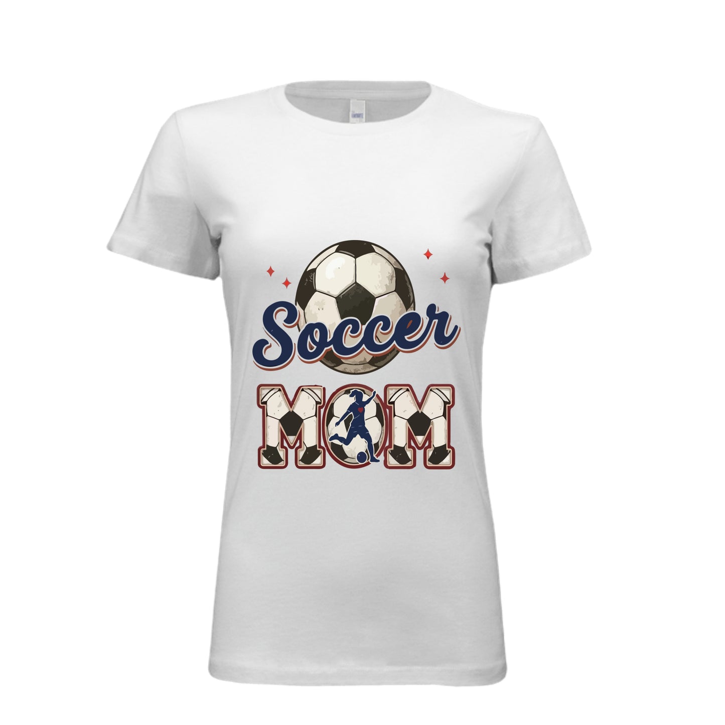 Soccer Mom Heartbeat T-Shirt Proud Sports Family Design