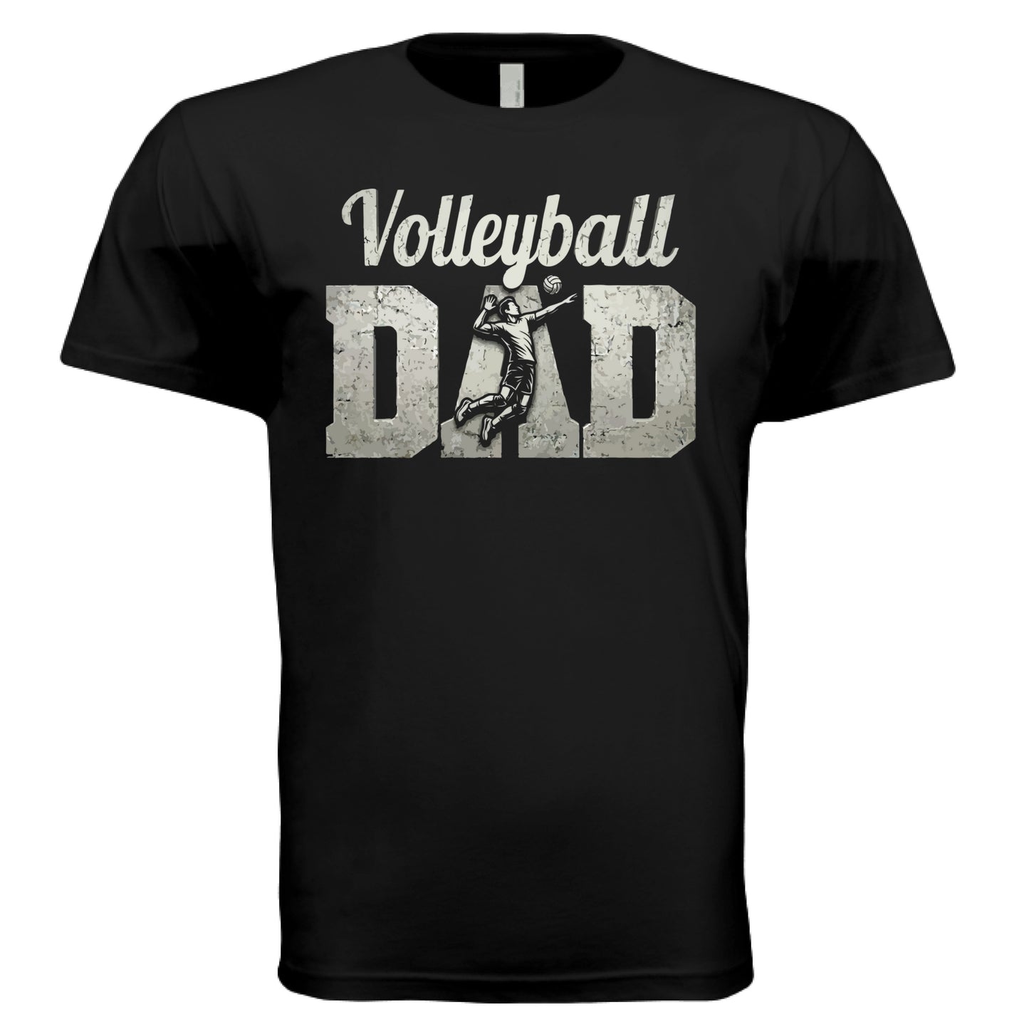 Volleyball Dad Athlete Pride – Proud Volleyball Father Sports T-Shirt BLACK - FRONT