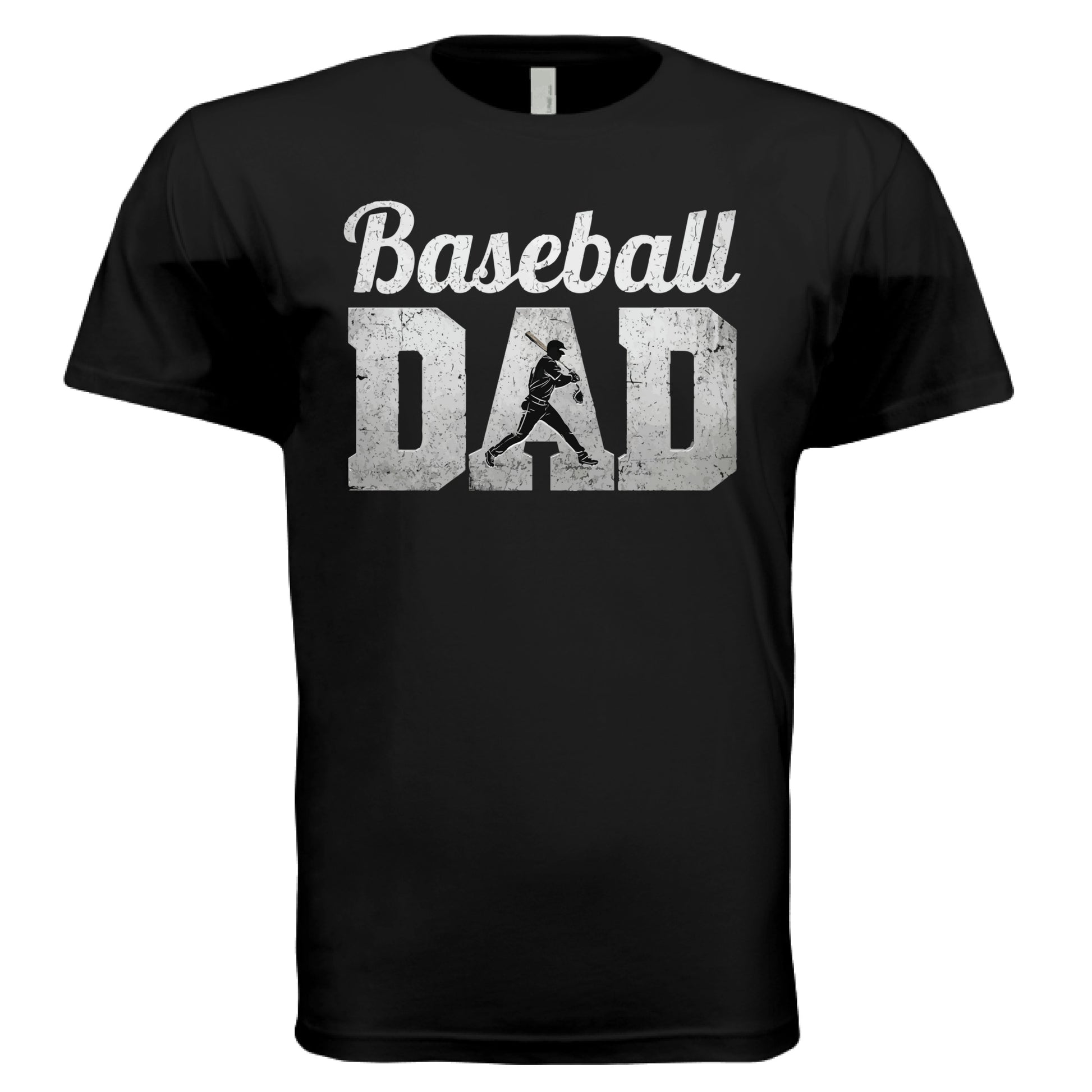 Baseball Dad Athlete Pride – Proud Baseball Father Sports T-Shirt BLACK - FRONT