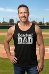 Baseball Dad Athlete Pride – Proud Baseball Father Sports Tank Top BLACK - FRONT