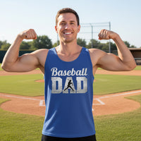 Baseball Dad Athlete Pride – Proud Baseball Father Sports Tank Top TRUE ROYAL - FRONT