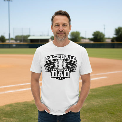 Baseball Dad Shirt – Proud Game Day Sports Dad Graphic Tee