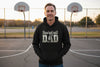 Basketball Dad Athlete Pride – Proud Basketball Father Sports Hoodie BLACK - FRONT