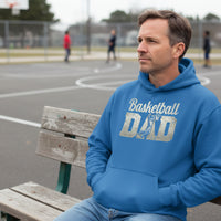 Basketball Dad Athlete Pride – Proud Basketball Father Sports Hoodie Royal - FRONT