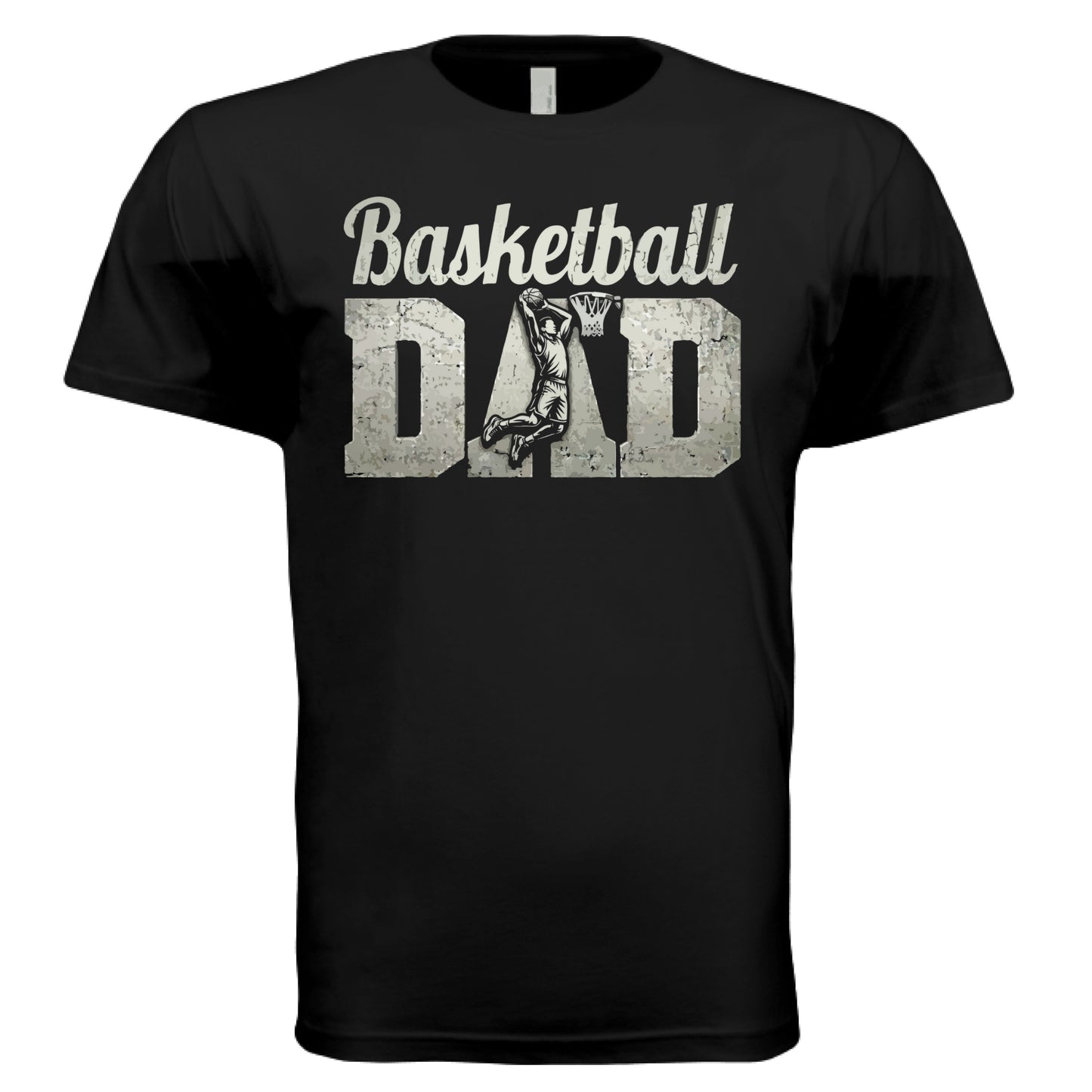 Basketball Dad Athlete Pride – Proud Basketball Father Sports T-Shirt BLACK - FRONT
