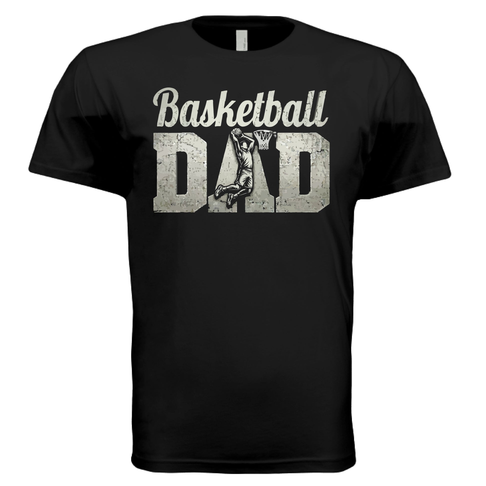 Basketball Dad Athlete Pride – Proud Basketball Father Sports T-Shirt BLACK - FRONT