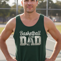 Basketball Dad Athlete Pride – Proud Basketball Father Sports Tank Top Forest - FRONT