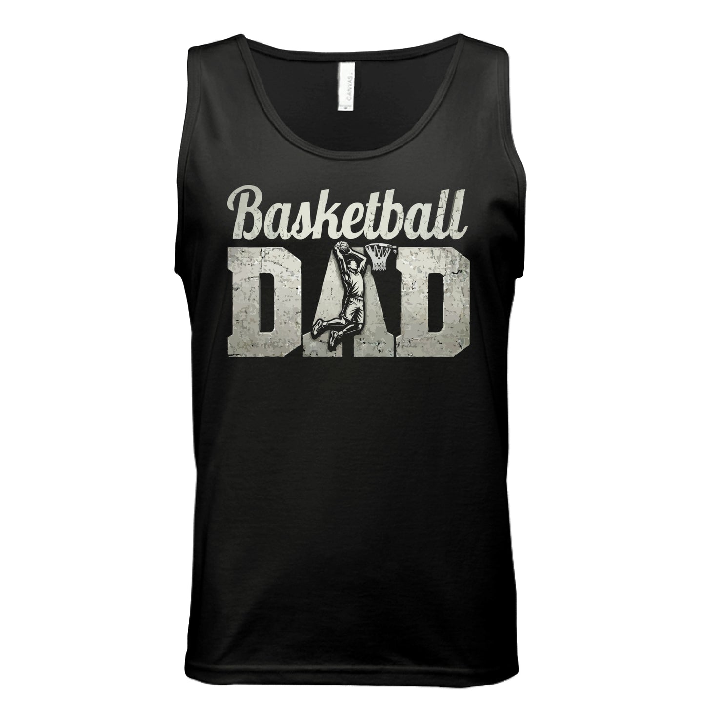 Basketball Dad Athlete Pride – Proud Basketball Father Sports Tank Top BLACK - FRONT