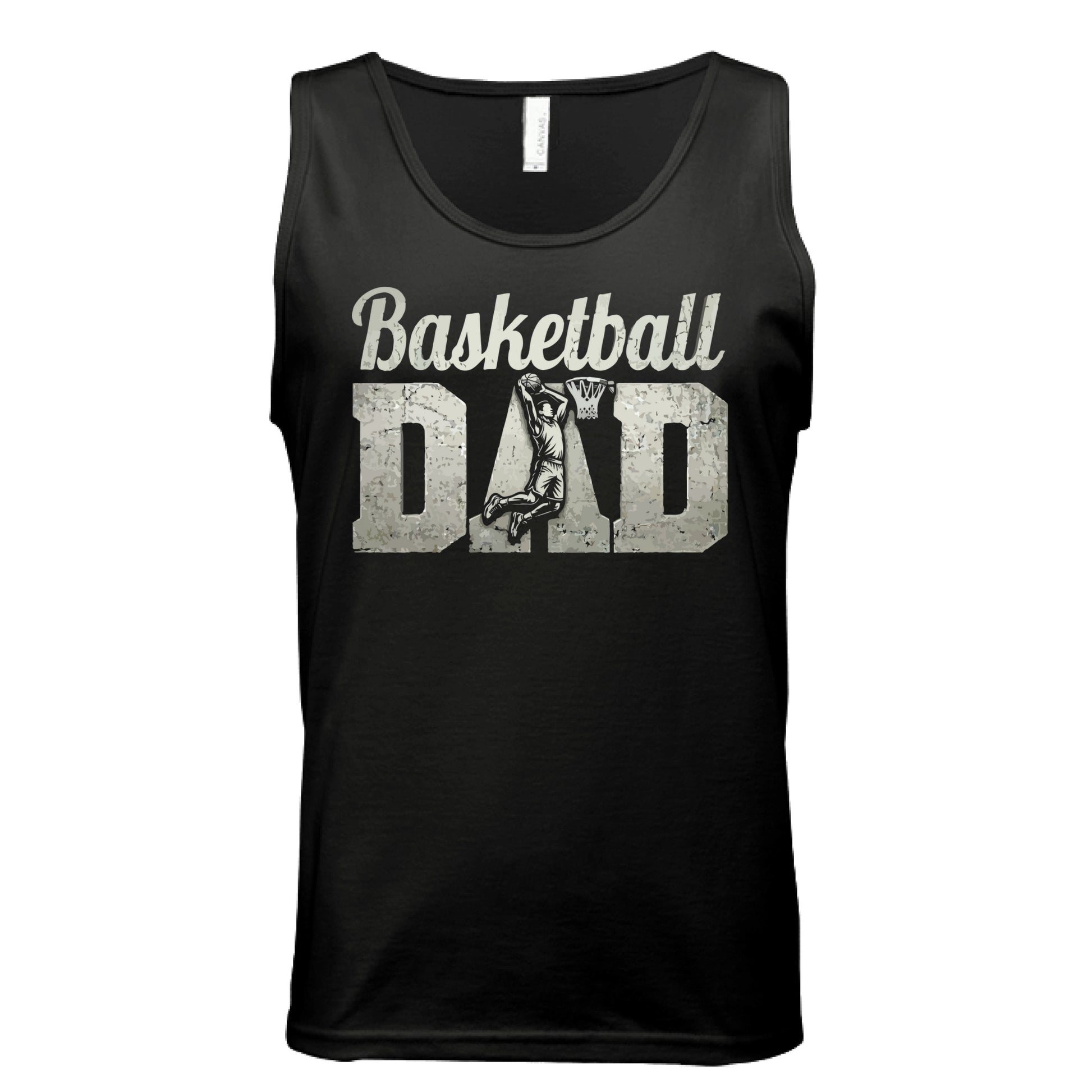 Basketball Dad Athlete Pride – Proud Basketball Father Sports Tank Top BLACK - FRONT