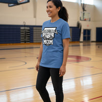 Basketball Mom Graphic Top – Court Side Sports Mom Shirt
 HTHR TRUE ROYAL - FRONT