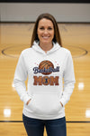 Basketball Mom Passion Player Silhouette Design Hoodie WHITE - SF500 - FRONT