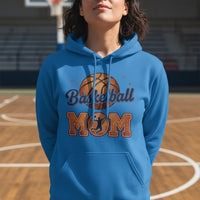 Basketball Mom Passion Player Silhouette Design Hoodie Royal - SF500 - FRONT