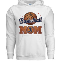 Basketball Mom Passion Player Silhouette Design Hoodie WHITE - SF500 - FRONT