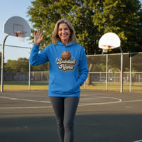 Basketball Nana Groovy Retro Sports Family Fan Hoodie Royal - SF500 - FRONT
