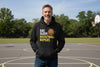 Eat Sleep Basketball Repeat - Athlete Lifestyle Mens Hoodie BLACK - FRONT