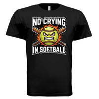 Flaming Softball Sports T-Shirt Design – Strong Athlete Energy Humor Graphic BLACK - FRONT