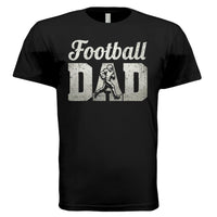 Football Dad Athlete Pride  – Proud Football Father Sports T-Shirt BLACK - FRONT