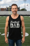 Football Dad Athlete Pride  – Proud Football Father Sports Tank Top BLACK - FRONT