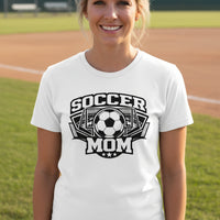 Game Day Soccer Mom T-Shirt  – Retro Athletic Sports Fan Mother