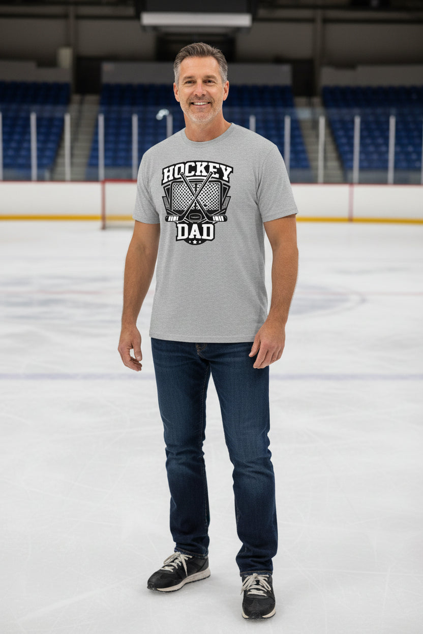 Hockey Dad T-Shirt – Ice Hockey Fan Sports Dads