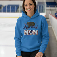 Hockey Mom Passion Player Silhouette Design Hoodie Royal - SF500 - FRONT