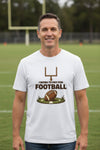 I Work to Pay for Football Funny Sports Lover Humor T-Shirt White - FRONT