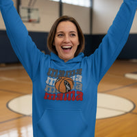Mama Mama Mama Basketball Hoodie – Leopard Print Sports Royal - FRONT