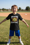 No Crying in Softball Funny Flame Skull Sports T-Shirt Black - FRONT