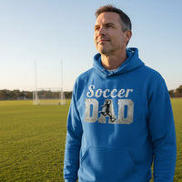 Soccer Dad Athlete Pride – Proud Soccer Father Sports Hoodie Royal - FRONT