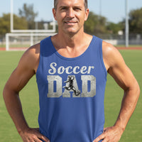 Soccer Dad Athlete Pride – Proud Soccer Father Sports Tank Top TRUE ROYAL - FRONT