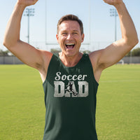 Soccer Dad Athlete Pride – Proud Soccer Father Sports Tank Top Forest - FRONT