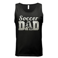 Soccer Dad Athlete Pride – Proud Soccer Father Sports Tank Top BLACK - FRONT