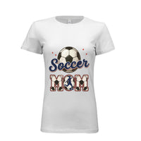 Soccer Mom Heartbeat T-Shirt Proud Sports Family Design