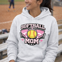 Softball Mom Hoodie – Game Day Pullover for Proud Softball Moms