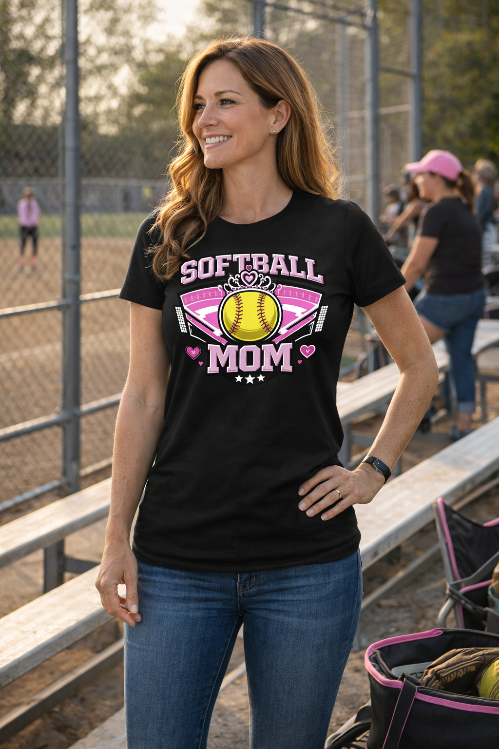 Softball Mom Shirt – Proud Game Day Tee for Softball Moms