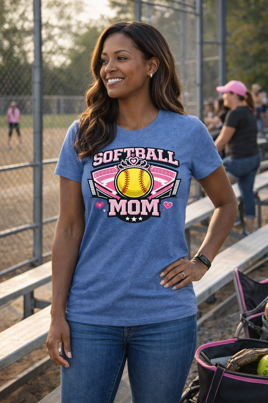 Softball Mom Shirt – Proud Game Day Tee for Softball Moms