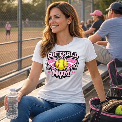 Softball Mom Shirt – Proud Game Day Tee for Softball Moms