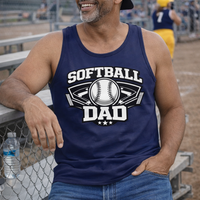 Softball Tank – Men’s Softball Muscle Tee for Game Day & Practice