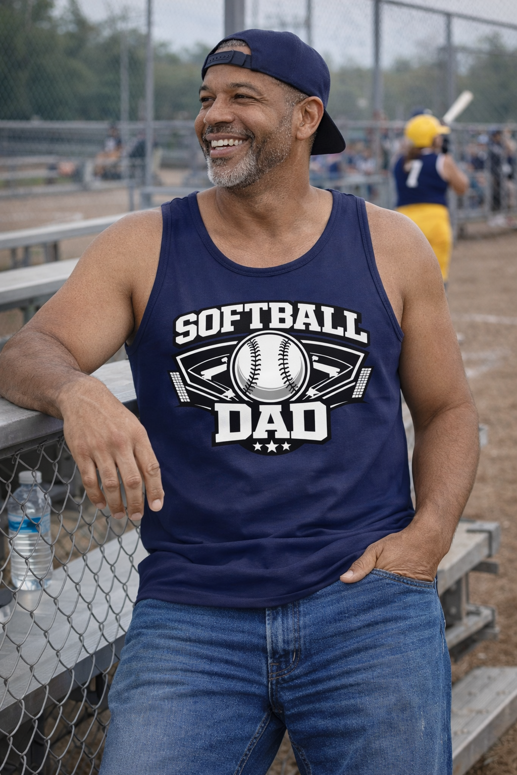 Softball Tank – Men’s Softball Muscle Tee for Game Day & Practice