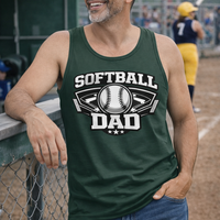 Softball Tank – Men’s Softball Muscle Tee for Game Day & Practice