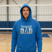 Volleyball Dad Athlete Pride – Proud Volleyball Father Sports Hoodie Royal - FRONT