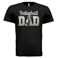 Volleyball Dad Athlete Pride – Proud Volleyball Father Sports T-Shirt BLACK - FRONT