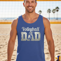 Volleyball Dad Athlete Pride – Proud Volleyball Father Sports Tank Top TRUE ROYAL - FRONT