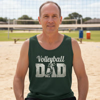 Volleyball Dad Athlete Pride – Proud Volleyball Father Sports Tank Top Forest - FRONT
