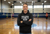 Volleyball Dad Hoodie– Proud Sports Dad Graphic Hoodie BLACK - FRONT