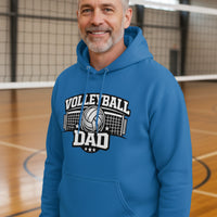 Volleyball Dad Hoodie– Proud Sports Dad Graphic Hoodie Royal - FRONT